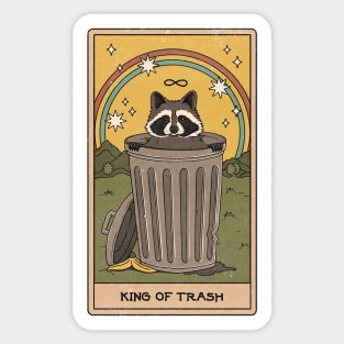 King of Trash - Double Sided Sticker